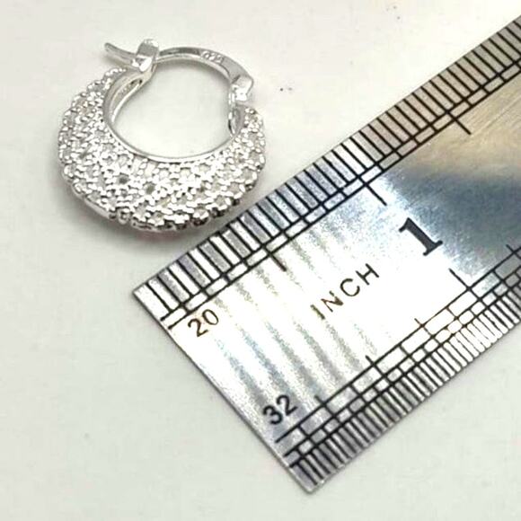 925 Silver Bohemian Style Hoop Earrings Anniversary Birthday Gift New!!! - Picture 6 of 7